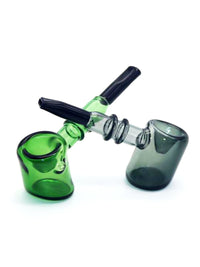 Two-toned Hammer Glass Smoking Pipe