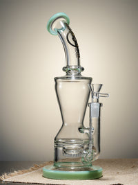 Big Mom 12" Hourglass Honeycomb Perc Glass Bong