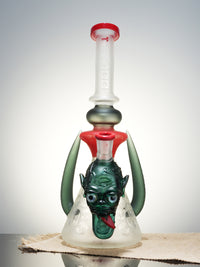 Lookah Bong 12"Judge Skull Frosted Beaker Bong