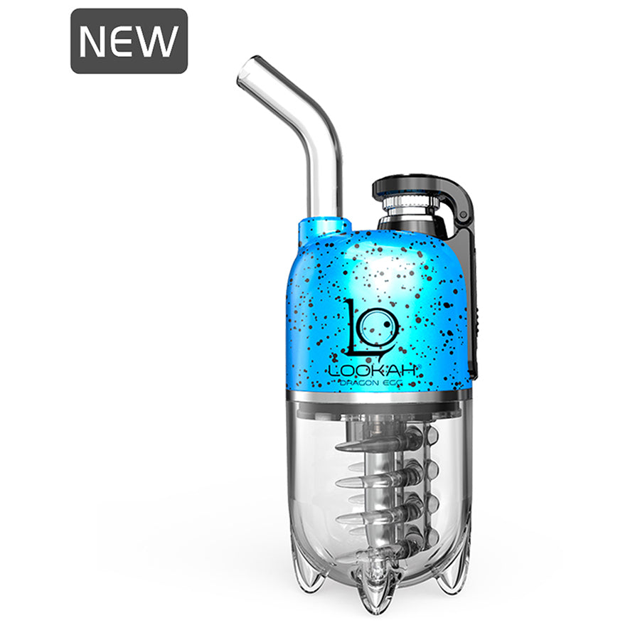 LOOKAH Dragon Egg E-Dab Rig - Blue-Black Spatter