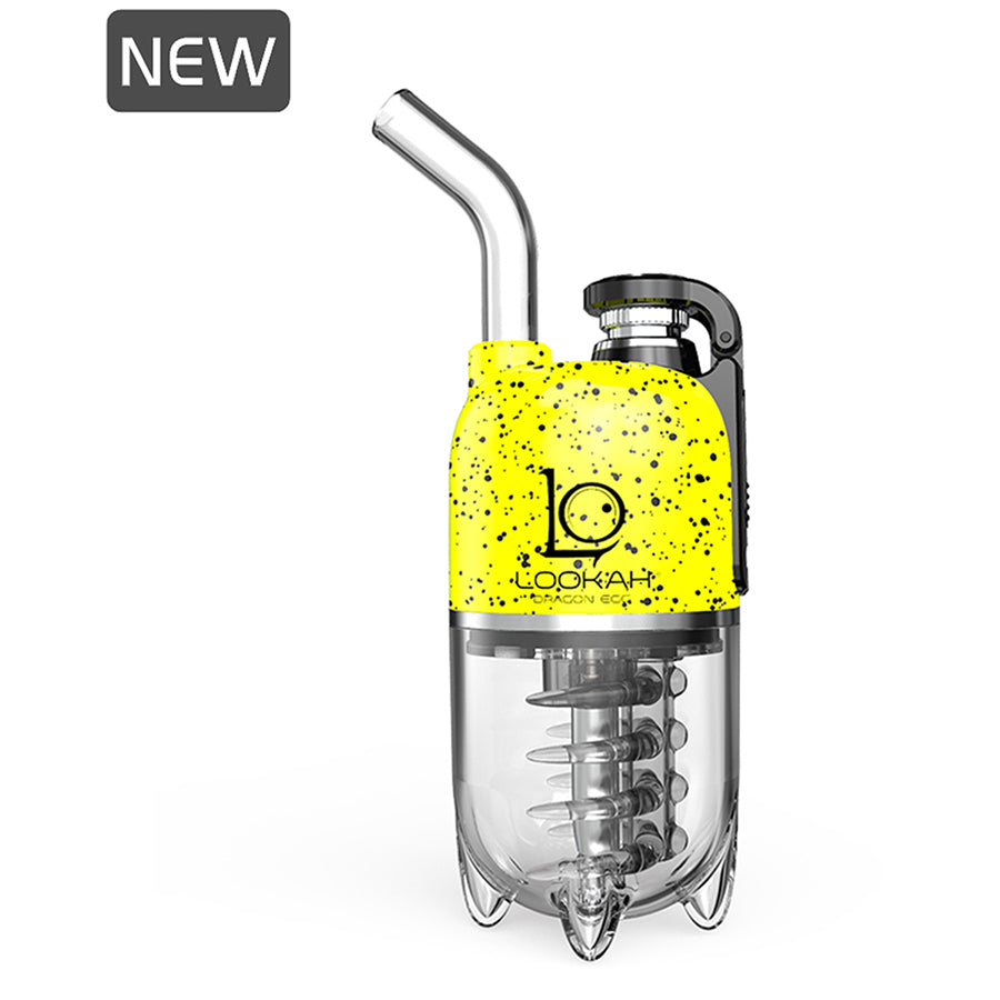 LOOKAH Dragon Egg E-Dab Rig - NeonGreen-Black Spatter