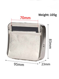 Metal Cigarette Roller Tobacco Case