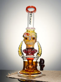 Lookah Dab Rig 10.5" Cool Mini Skull Dab Rig