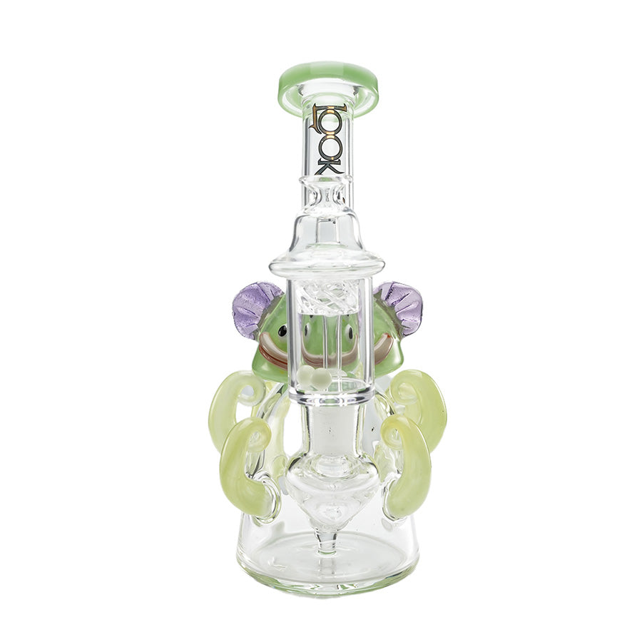 Lookah Rig 10" Cute Six-Eyed Octopus Dab Rig