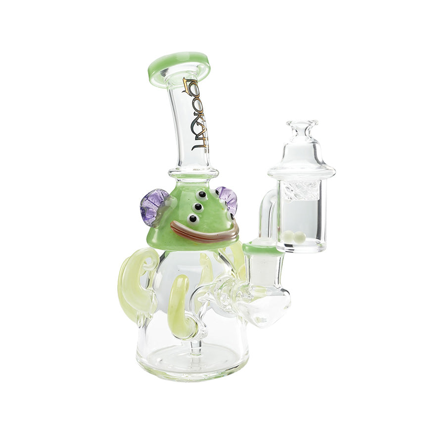 Lookah Rig 10" Cute Six-Eyed Octopus Dab Rig
