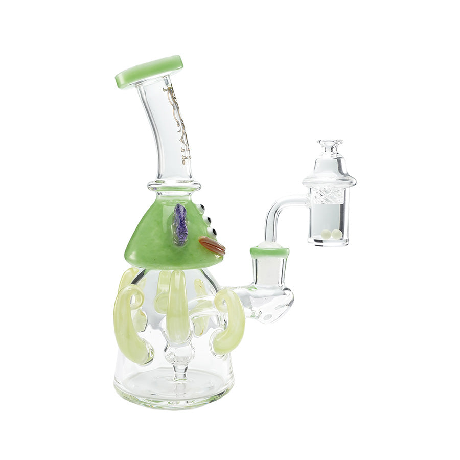 Lookah Rig 10" Cute Six-Eyed Octopus Dab Rig