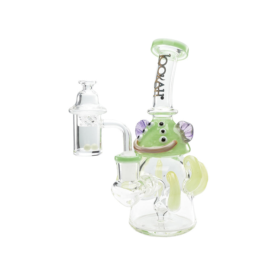 Lookah Rig 10" Cute Six-Eyed Octopus Dab Rig