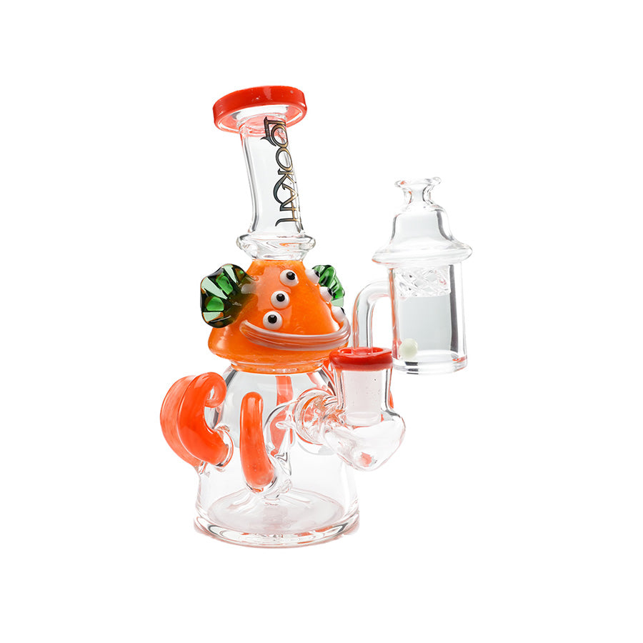 Lookah Rig 10" Cute Six-Eyed Octopus Dab Rig
