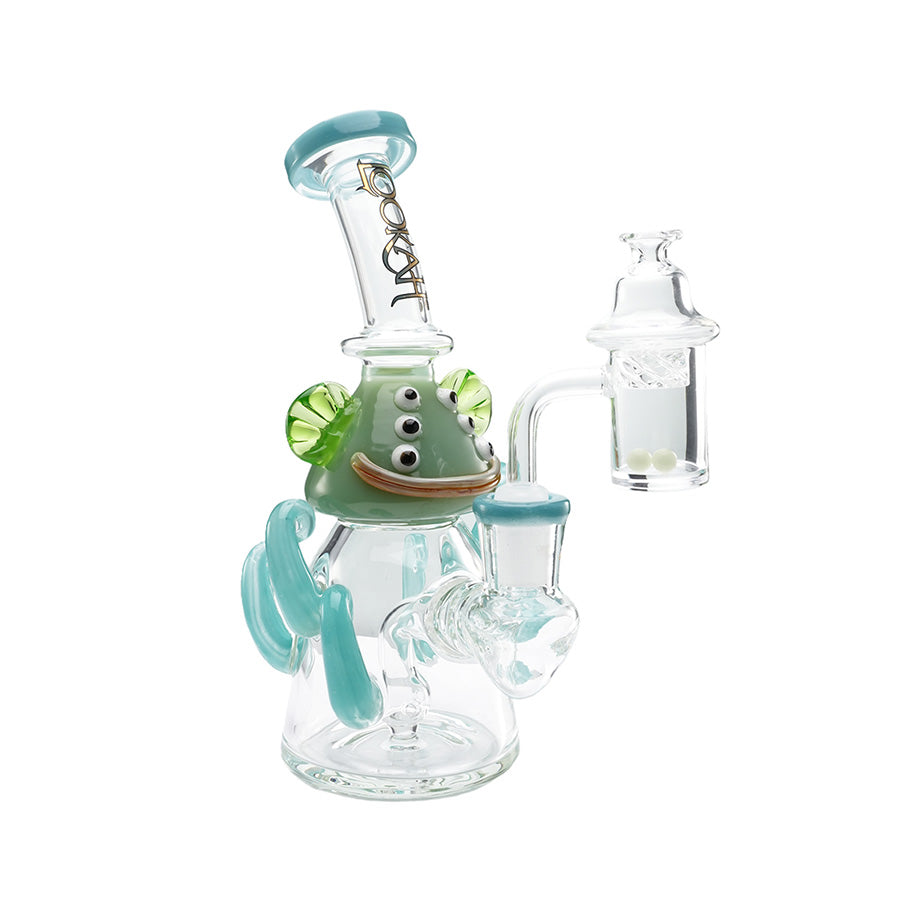 Lookah Rig 10" Cute Six-Eyed Octopus Dab Rig