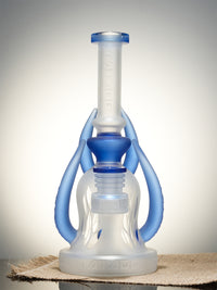 Lookah Bong 10" Mini Frosted Glass Spine Bong