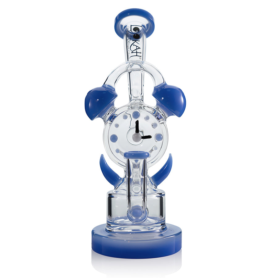 Lookah Bong 10" Percolator Timeless Clock Glass Bong
