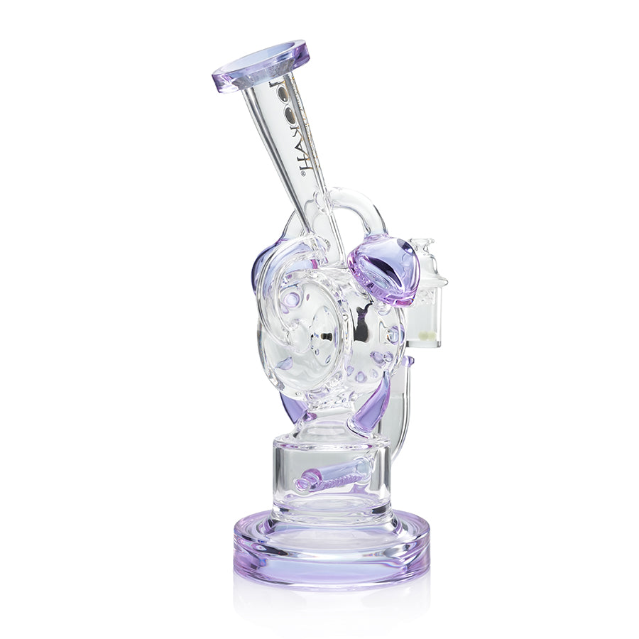Lookah Bong 10" Percolator Timeless Clock Glass Bong