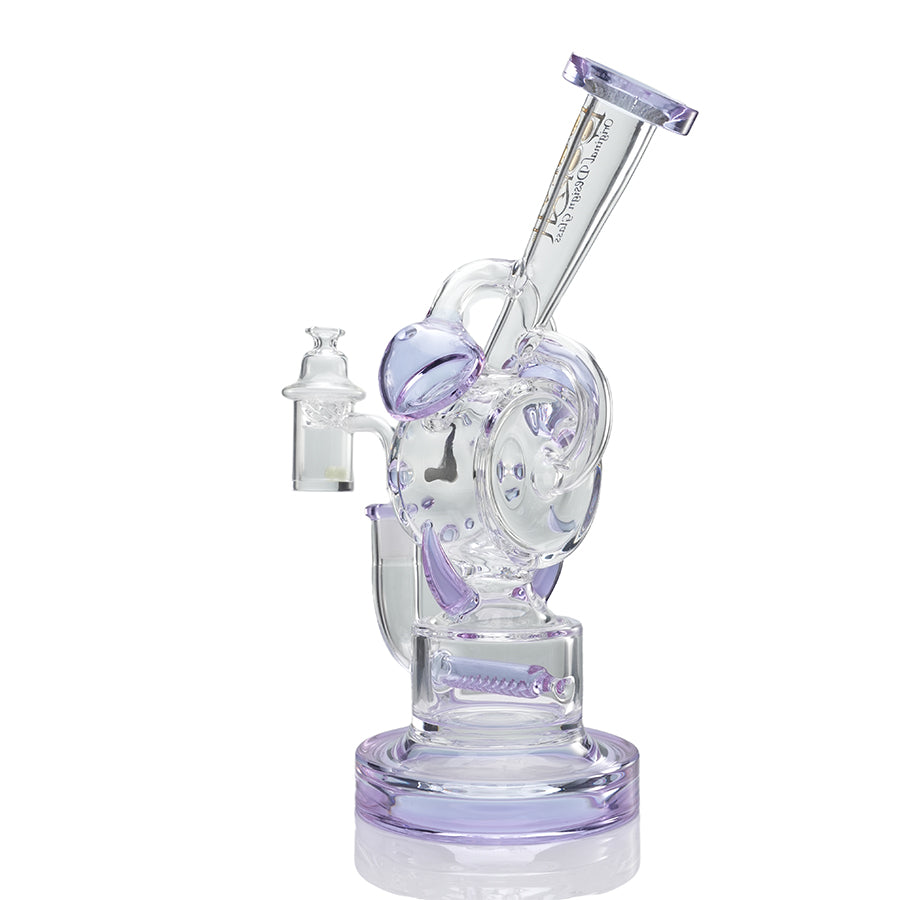 Lookah Bong 10" Percolator Timeless Clock Glass Bong