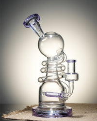 Lookah Bong 10" Spiral Inline Percolator Recycler Bong