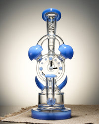 Lookah Bong 10" Percolator Timeless Clock Glass Bong