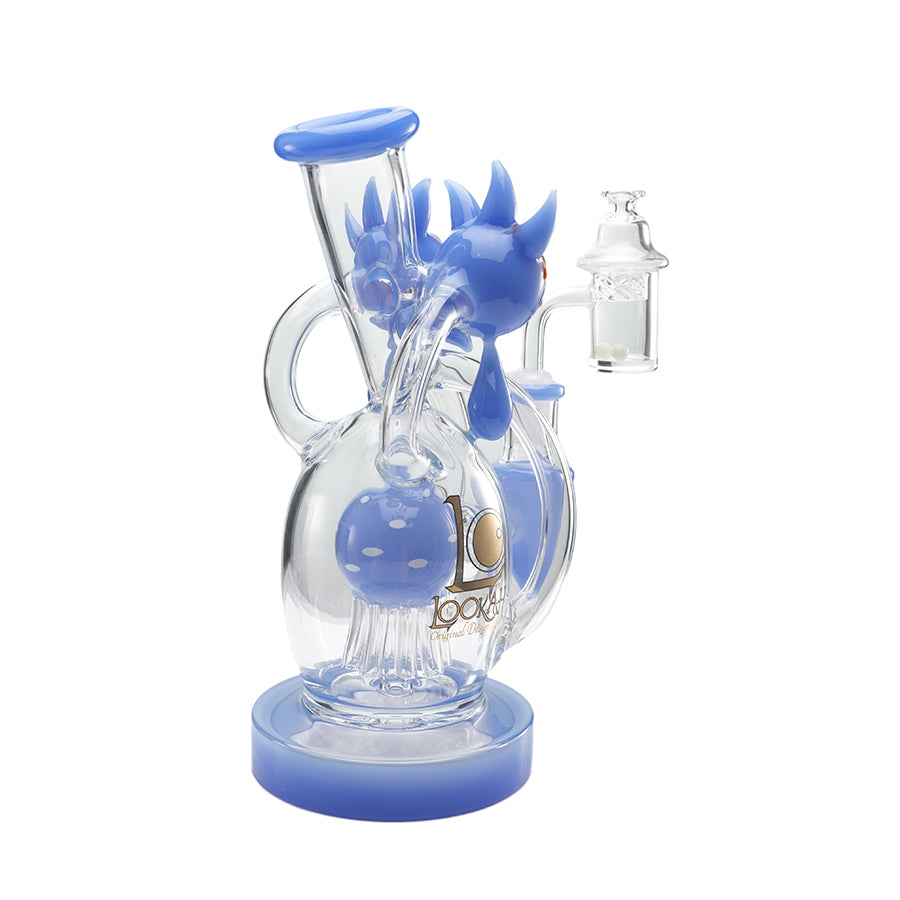 Lookah Rig 8“ Mini Recycler Big Eyes Glass Dab Rig