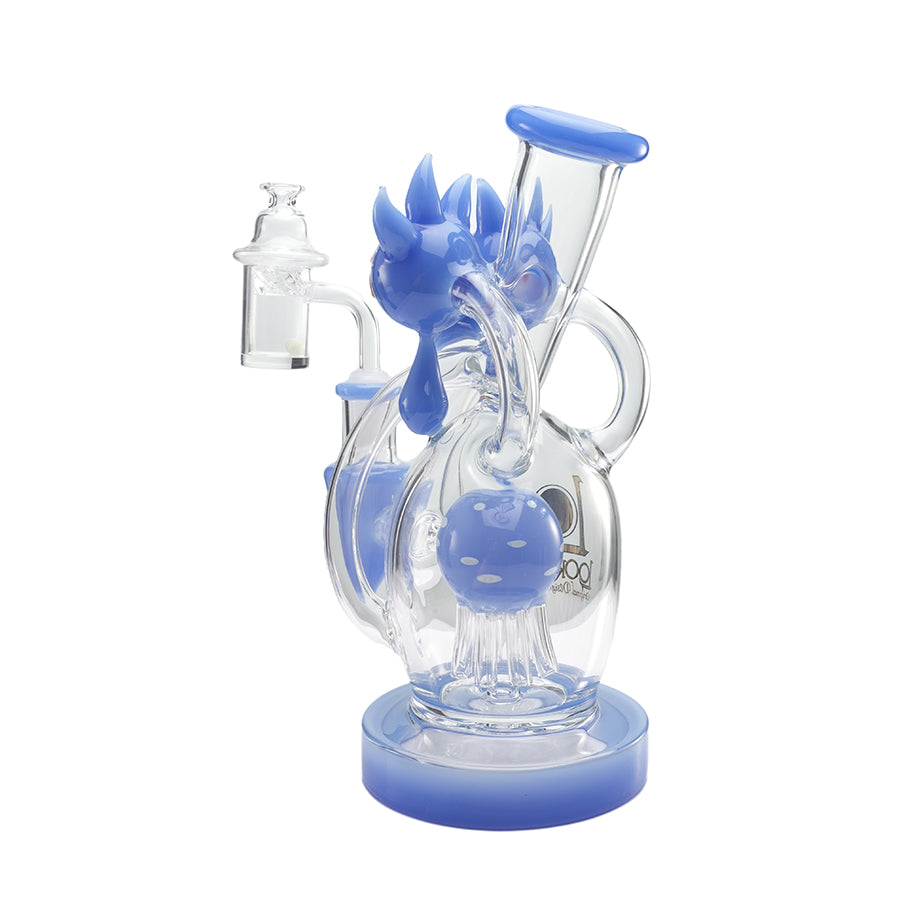 Lookah Rig 8“ Mini Recycler Big Eyes Glass Dab Rig