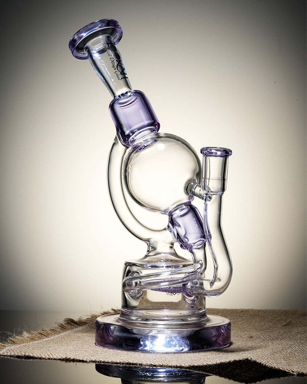 Lookah 10" Recycler Unique Globe Bong