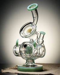 Lookah 11" Recycler Tripled Chamber Horn Bong