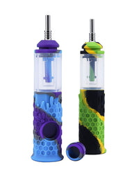 Silicone Honeycomb Nectar Collector with Water Filter