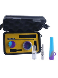 Silicone Titanium Dab Straw Set