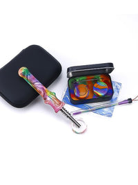 4-In-1 Silicone Dab Straw Kit With Case