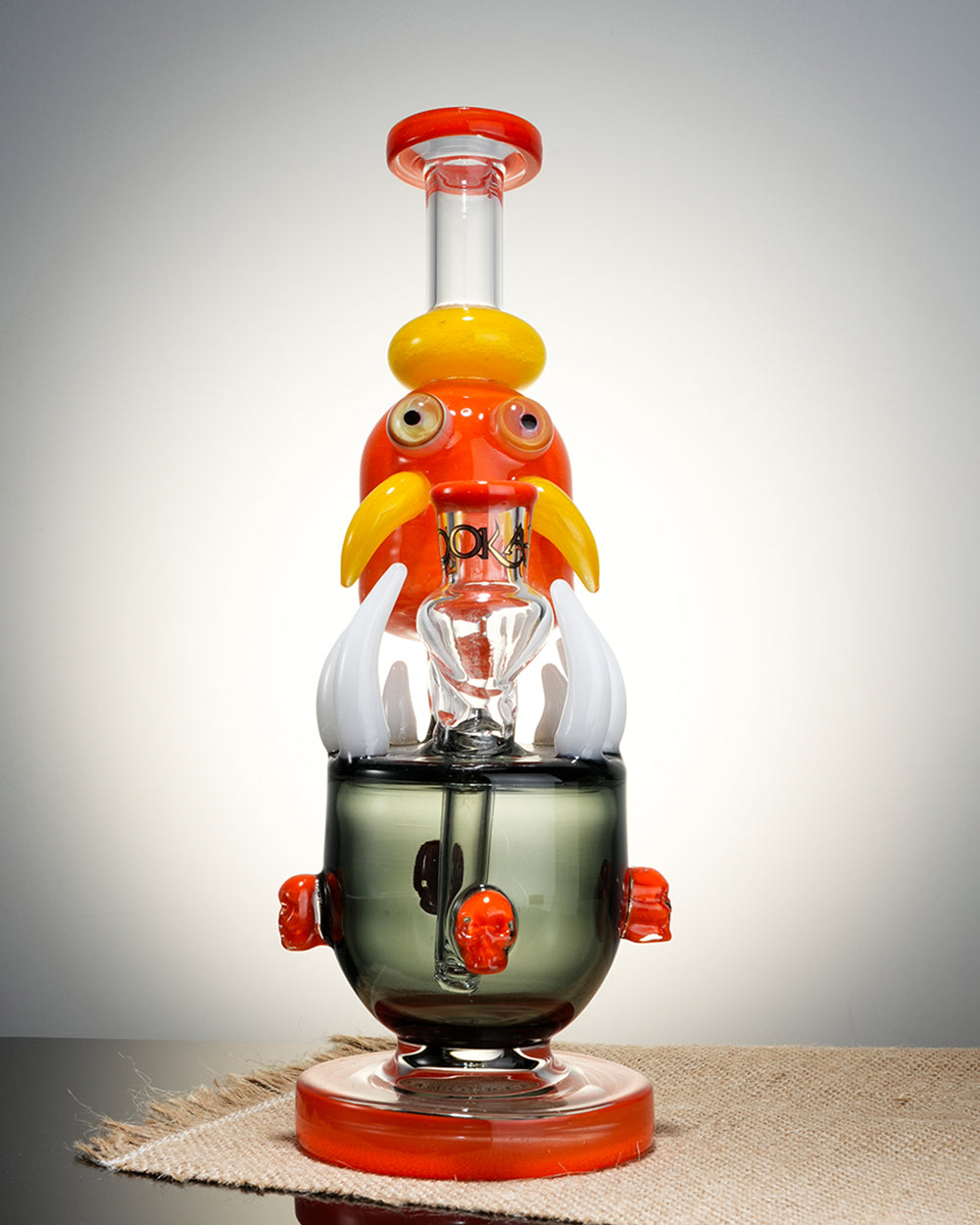 Lookah Rig 10" Cool Skull Octopus Dab Rig