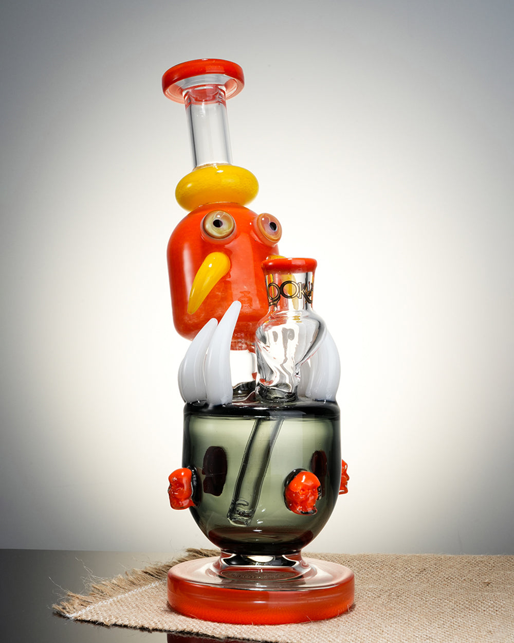 Lookah Rig 10" Cool Skull Octopus Dab Rig