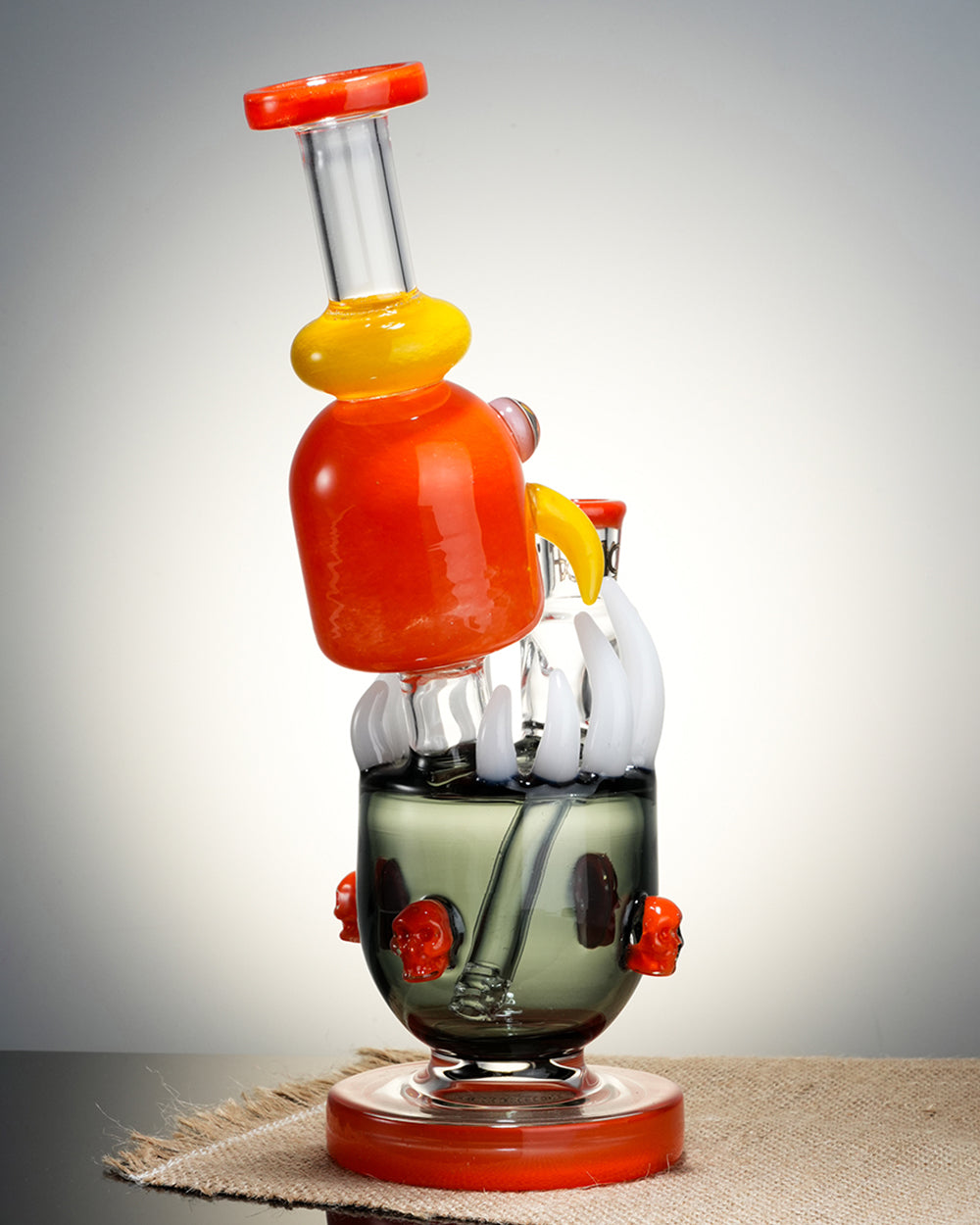 Lookah Rig 10" Cool Skull Octopus Dab Rig