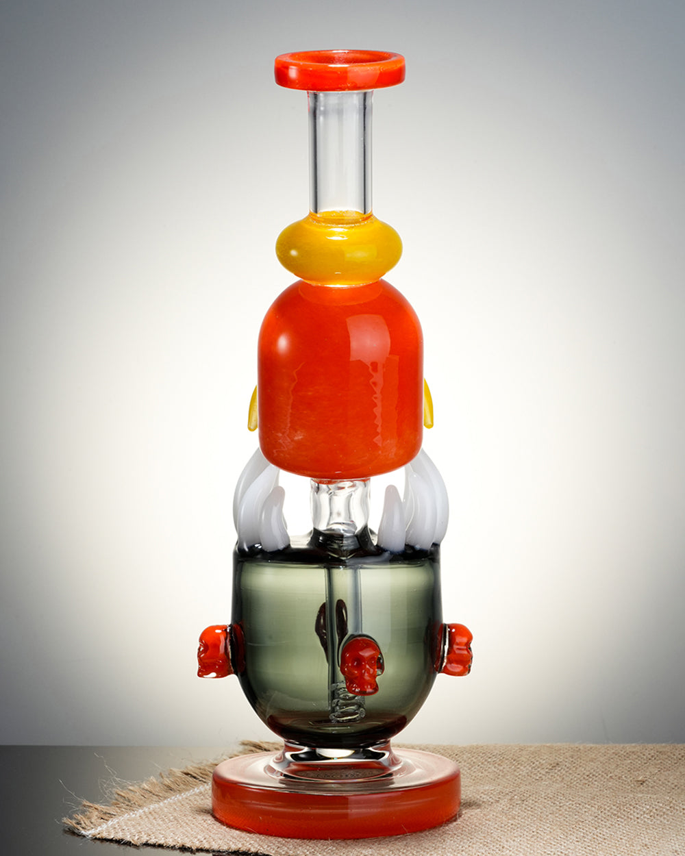 Lookah Rig 10" Cool Skull Octopus Dab Rig