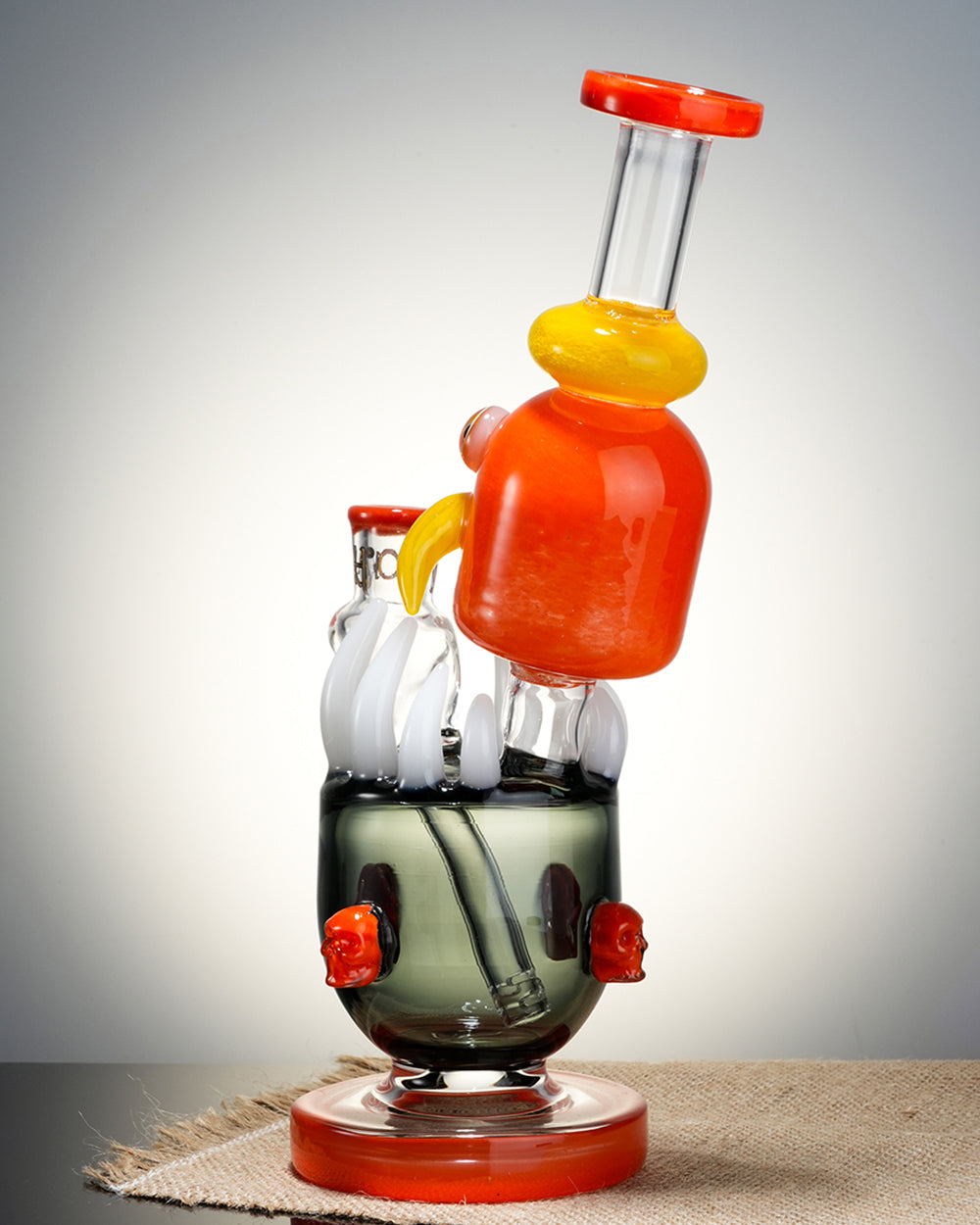 Lookah Rig 10" Cool Skull Octopus Dab Rig