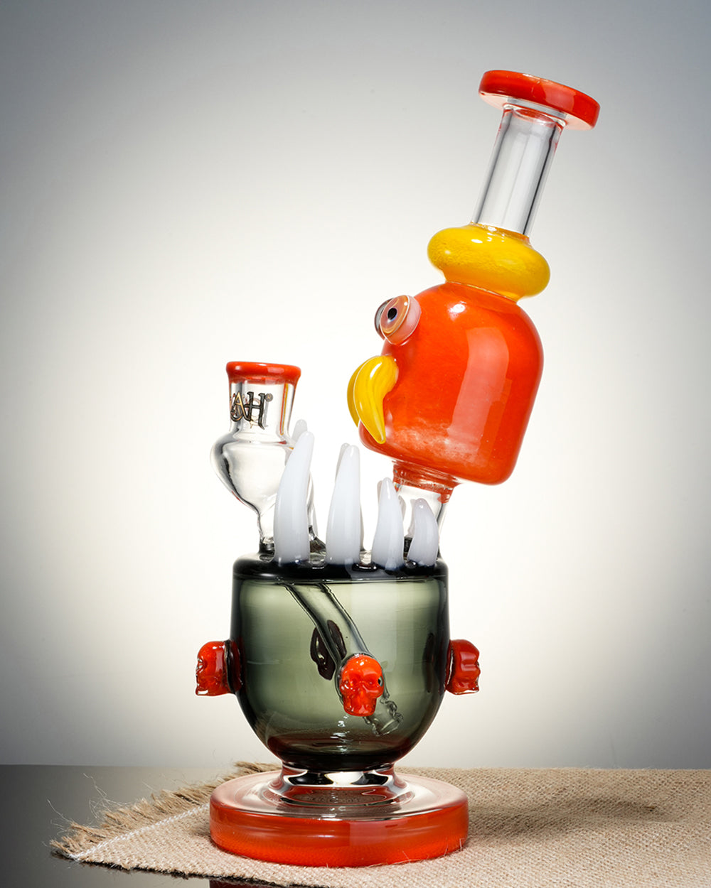 Lookah Rig 10" Cool Skull Octopus Dab Rig