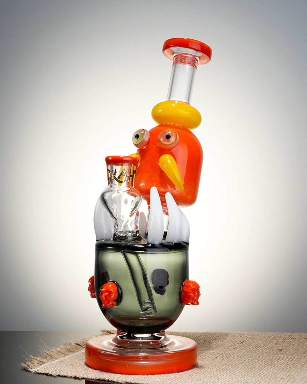 Lookah Rig 10" Cool Skull Octopus Dab Rig