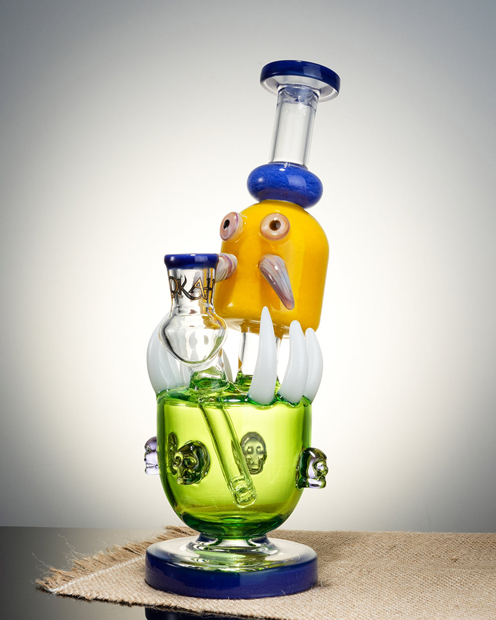 Lookah Rig 10" Cool Skull Octopus Dab Rig