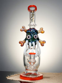 Lookah Bong 13" Cool Skull Tusk Bong