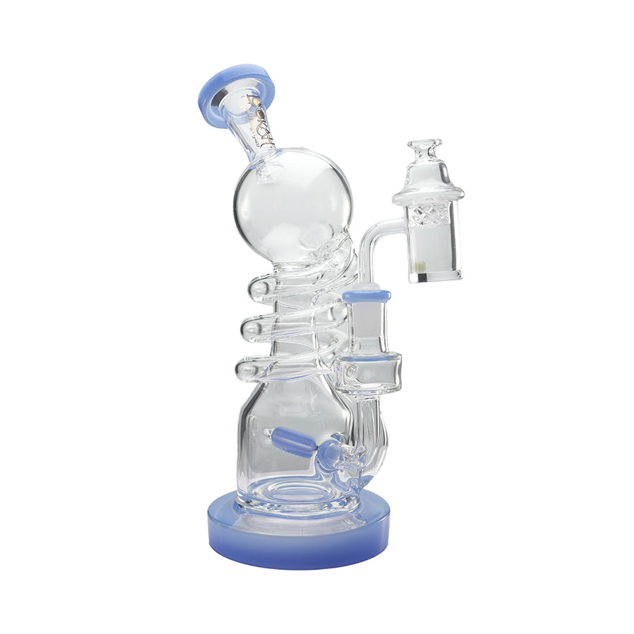 Lookah Bong 10" Spiral Inline Percolator Recycler Bong