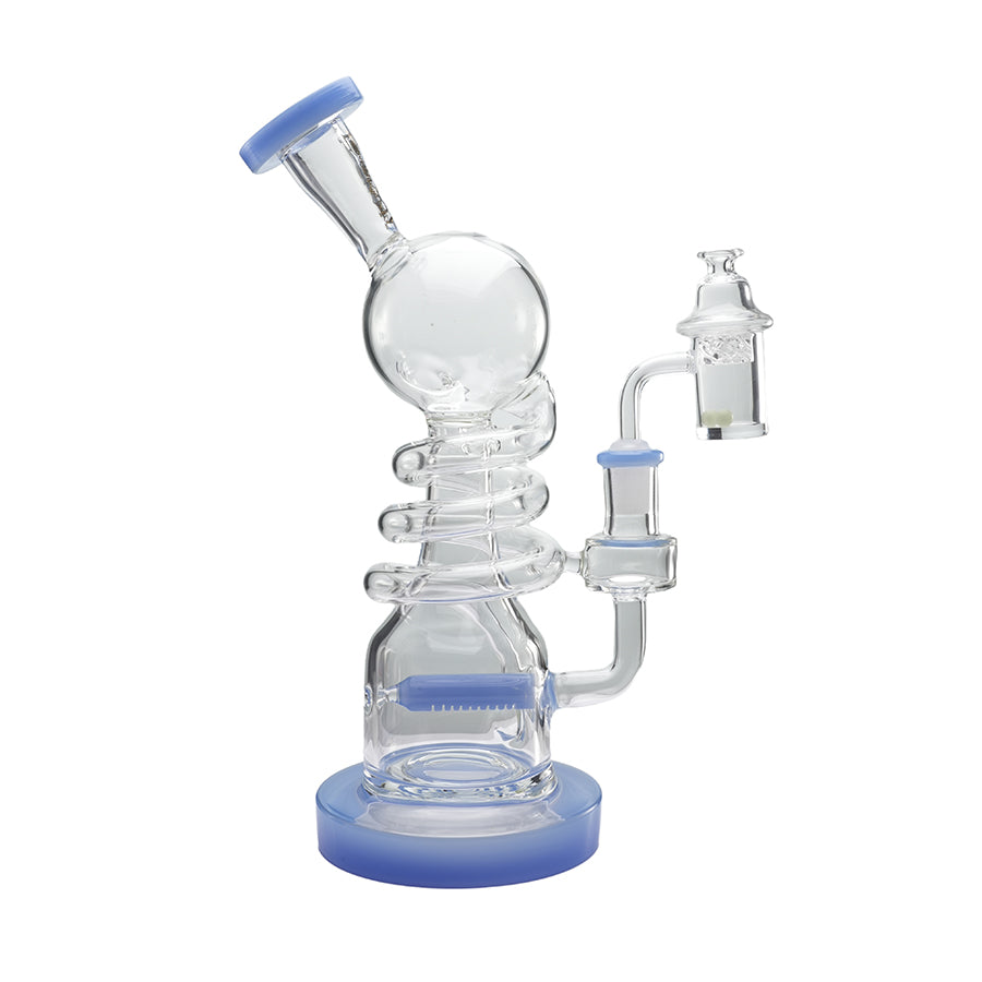 Lookah Bong 10" Spiral Inline Percolator Recycler Bong