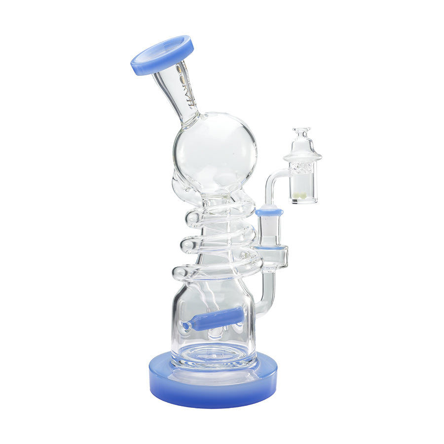 Lookah Bong 10" Spiral Inline Percolator Recycler Bong