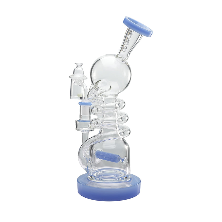 Lookah Bong 10" Spiral Inline Percolator Recycler Bong