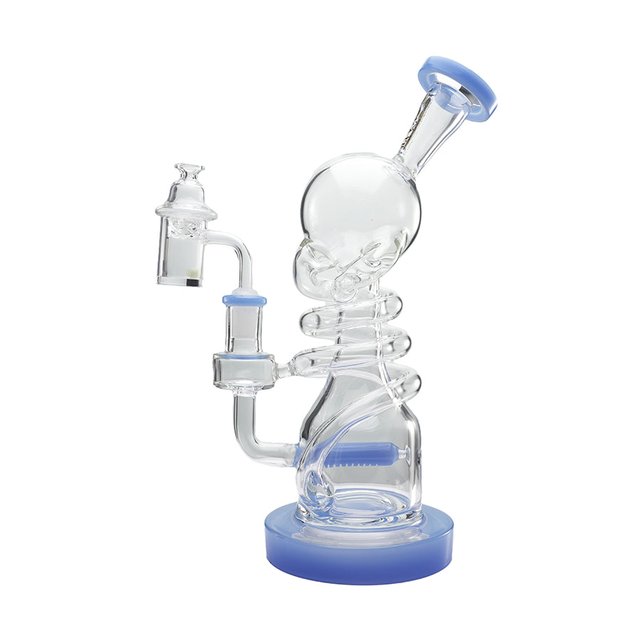 Lookah Bong 10" Spiral Inline Percolator Recycler Bong