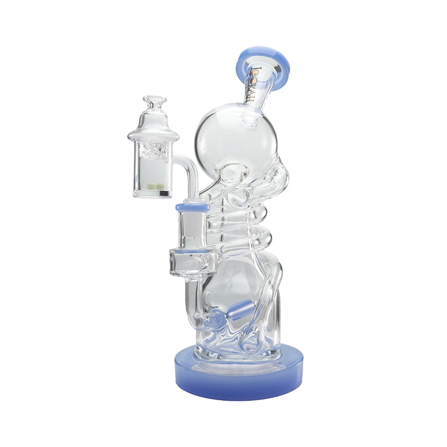 Lookah Bong 10" Spiral Inline Percolator Recycler Bong