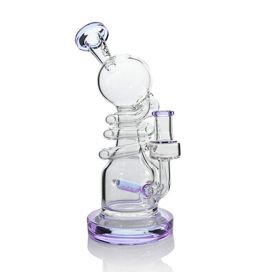 Lookah Bong 10" Spiral Inline Percolator Recycler Bong