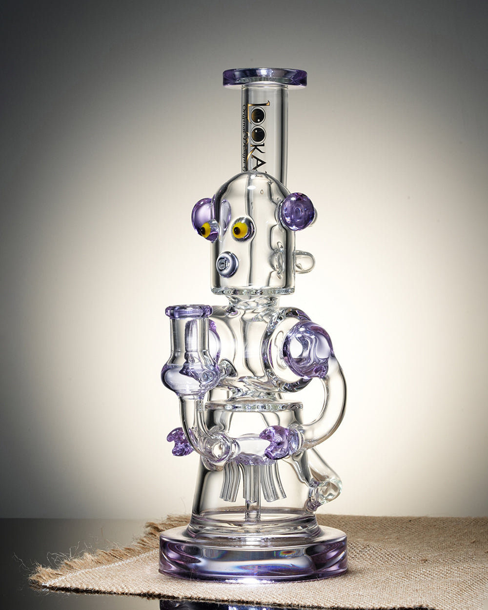 Lookah Bong 10" Robot Tree Percolator Glass Bong