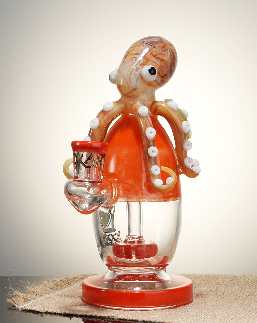 Lookah 8" Octopus Cute Turbine Perc Recycler Dab Rig