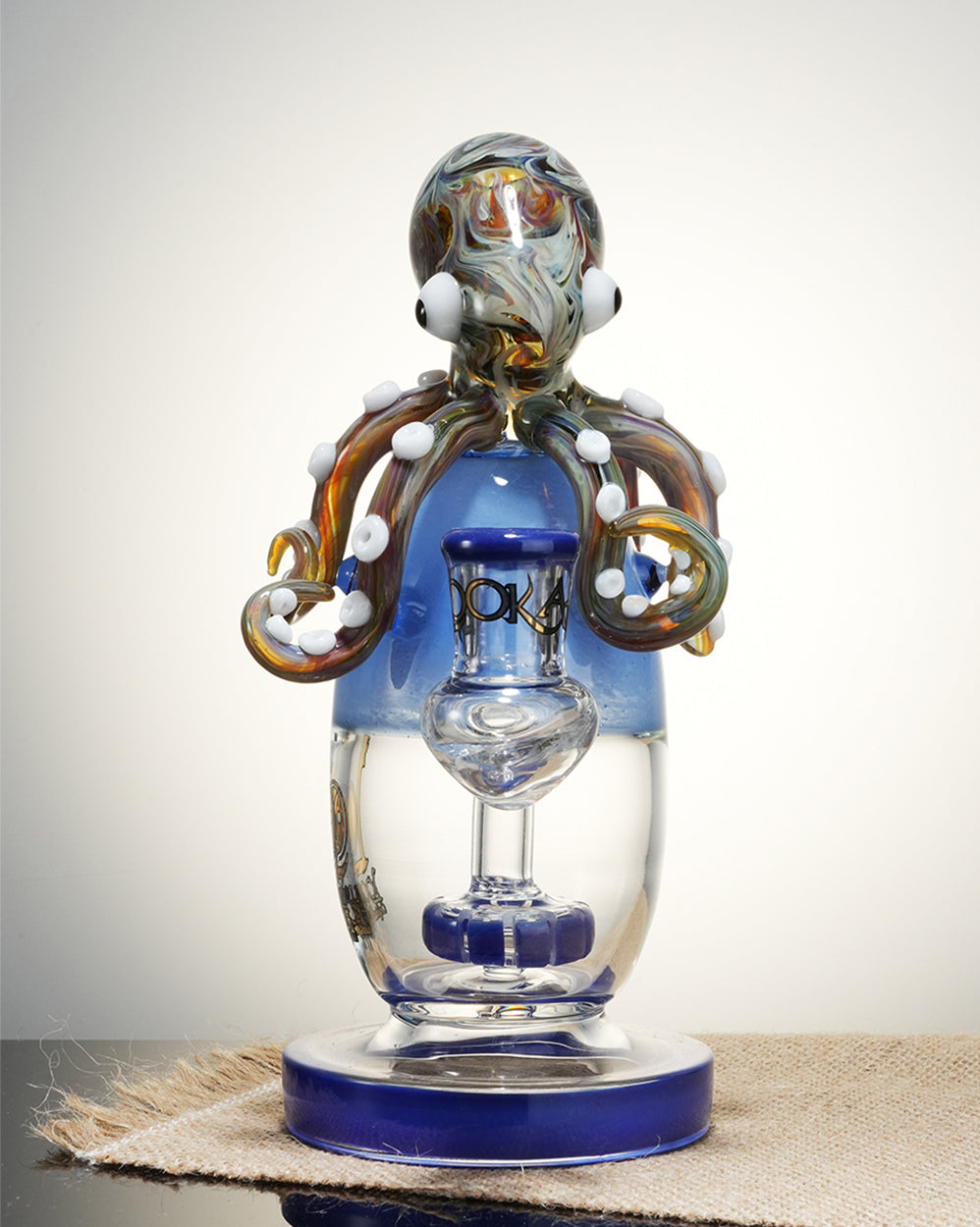 Lookah 8" Octopus Cute Turbine Perc Recycler Dab Rig