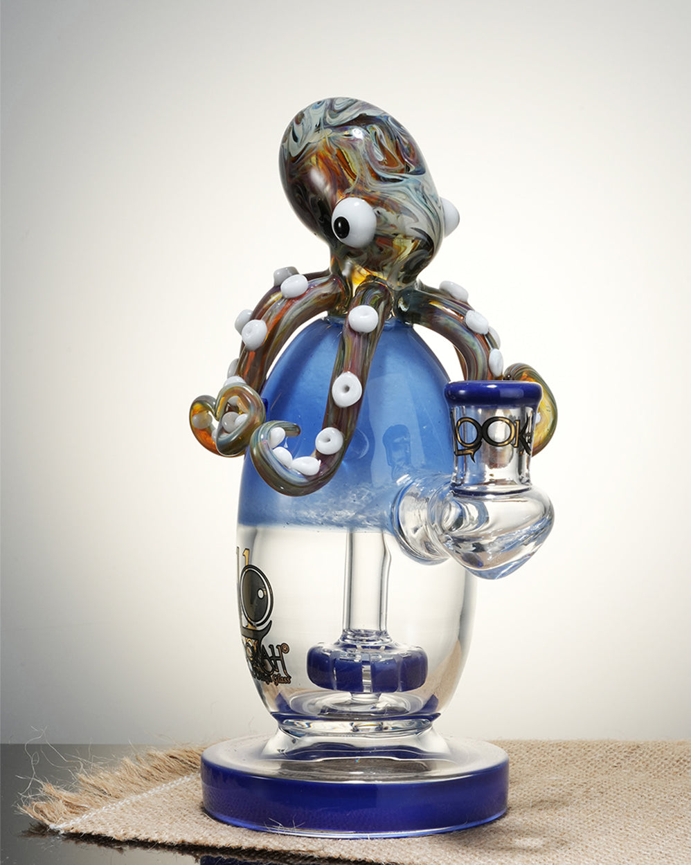 Lookah 8" Octopus Cute Turbine Perc Recycler Dab Rig
