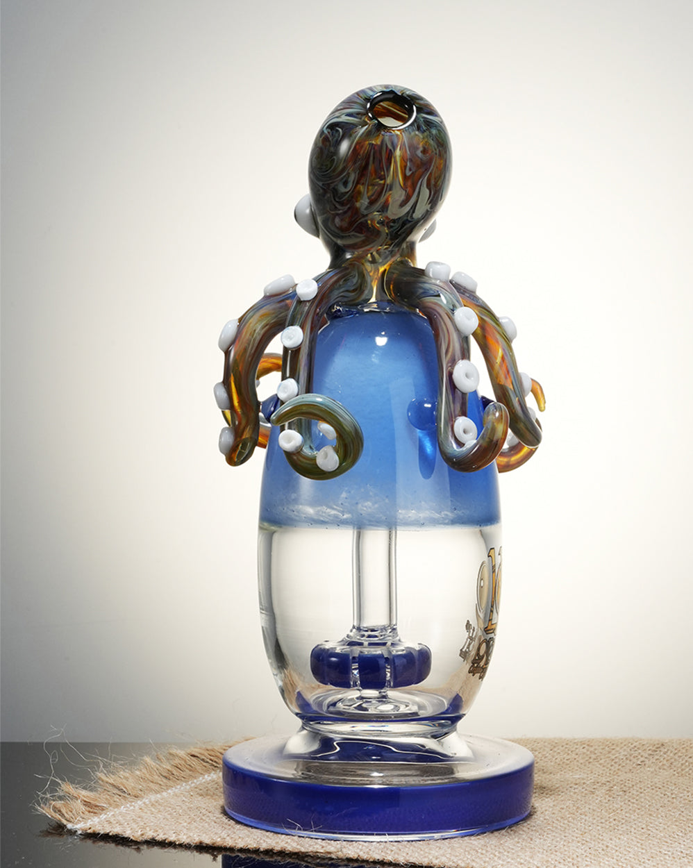 Lookah 8" Octopus Cute Turbine Perc Recycler Dab Rig
