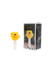 Lookah Bong Bowl 14MM Mystic Owl Glass Bong Bowl